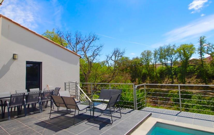 Villa Contemporaine, Jardin Mediterraneen Et Piscine Privee Saint-Jean-Pla-de-Corts מראה חיצוני תמונה